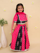 Girls Printed Cotton Ready to Wear Lehenga & Blouse With Dupatta
