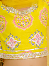 Girls Printed Ready To Wear Cotton Lehenga & Blouse With Dupatta
