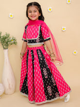 Girls Printed Cotton Ready to Wear Lehenga & Blouse With Dupatta