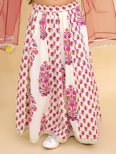 Girls Printed Cotton Ready to Wear Lehenga & Blouse With Dupatta