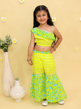 Girls Printed Top with Palazzos