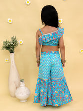 Girls Printed Top with Palazzos