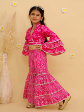 Girls Printed Top with Palazzos