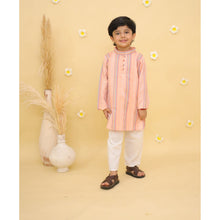 Boys Printed Regular Pure Cotton Kurta with Pyjamas
