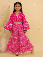 Girls Printed Top with Palazzos