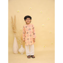 Boys Paisley Printed Regular Pure Cotton Kurta With Pyjamas