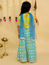 Girls Printed Ready To Wear Cotton Lehenga & Blouse With Dupatta