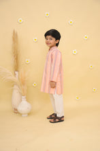 Boys Printed Regular Pure Cotton Kurta with Pyjamas