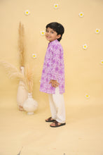Boys Ethnic Motifs Printed Regular Pure Cotton Kurta with Pyjamas