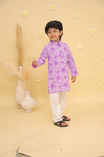 Boys Ethnic Motifs Printed Regular Pure Cotton Kurta with Pyjamas