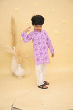 Boys Ethnic Motifs Printed Regular Pure Cotton Kurta with Pyjamas