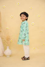 Boys Ethnic Motifs Printed Cotton Kurta with Pyjama